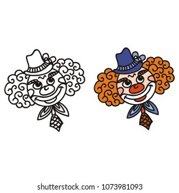 Clown. Vector illustration