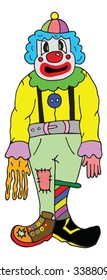 clown vector illustration