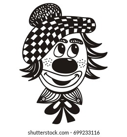 Clown. Vector illustration.