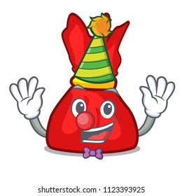 Clown wrapper candy mascot cartoon