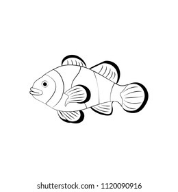 Clownfish coloring pages