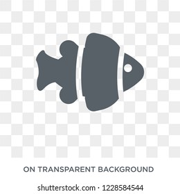 Clownfish icon. Trendy flat vector Clownfish icon on transparent background from animals  collection. 