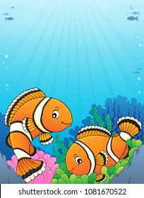 Clownfish topic image 5 - eps10 vector illustration.