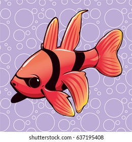 Clownfish under water