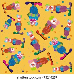 clowns - pattern