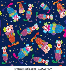 clowns pattern vector