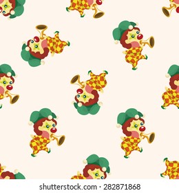 clowns ,seamless pattern
