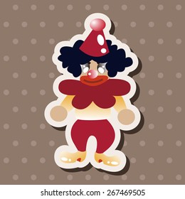 clowns theme elements vector,eps