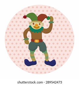clowns theme elements vector,eps