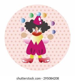 clowns theme elements vector,eps