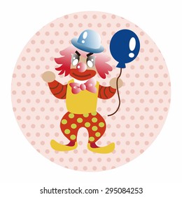 clowns theme elements vector,eps