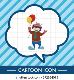 clowns theme elements vector,eps