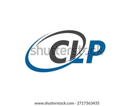CLP creative logo design vector illustration. logos