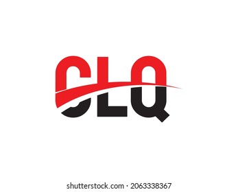 Letra CLQ Ilustración del vector de diseño del logotipo inicial