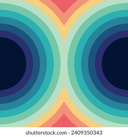 Clrcle abstract colorful retro background
