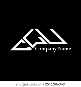 Diseño del logotipo de CLU, logotipo simple y moderno de CLU. Diseño de alfabeto lujoso de CLU  