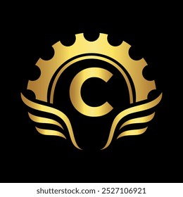  Club Community Logo combine with letter C vector template