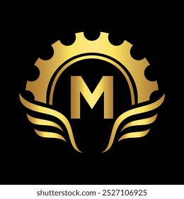  O logotipo comunitário do Club combina com o modelo vetorial M da letra