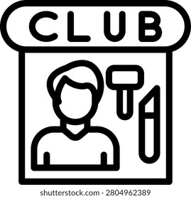 Club Crafter Vector Design Icon Style