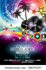 Club Disco Flyer Set with LOW POLY DJs and Music backgrounds. A lot of diffente style flyer for your techno, hip hop, electro or metal  music event Posters and advertising printed material.