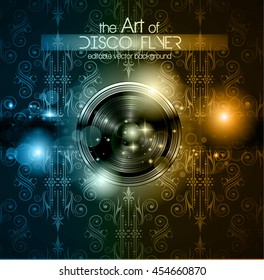 Club Disco Flyer template with Music Elements and Colorful Scalable backgrounds. A lot of diffente style flyer for your techno, latin or metal  music event Posters and advertising printed material.