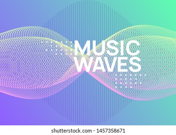 Club flyer. Dynamic fluid shape and line. Commercial concert magazine concept. Neon club flyer. Electro dance music. Trance party dj. Electronic sound fest. Techno event poster.