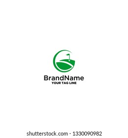 club golf logo template