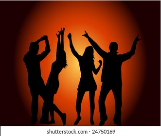 Club life , vector