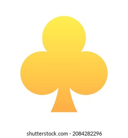 club poker card sign vector icon