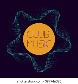 club poster vector background abstract 