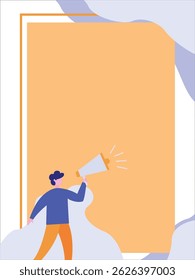 Club recruitment notice announcement introduction board vector background