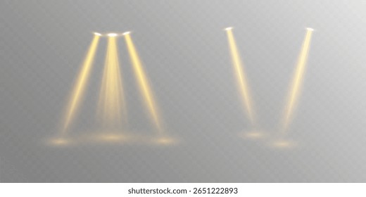 Luz de palco do clube com projeção brilhante, brilho brilhante e iluminação interior festiva para festa ou show concepts.