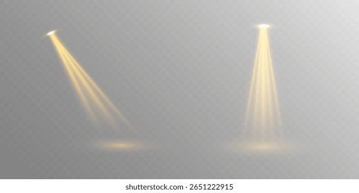 Luz de palco do clube com projeção brilhante, brilho brilhante e iluminação interior festiva para festa ou show concepts.