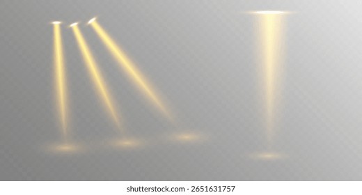 Luz de palco do clube com projeção brilhante, brilho brilhante e iluminação interior festiva para festa ou show concepts.