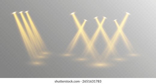 Luz de palco do clube com projeção brilhante, brilho brilhante e iluminação interior festiva para festa ou show concepts.