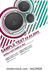 club wallpaper sound-system