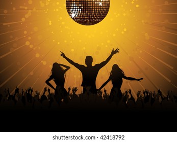 6,009 People dancing disco ball Images, Stock Photos & Vectors ...