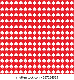 clubs Leather texture pattern vector on white red background
