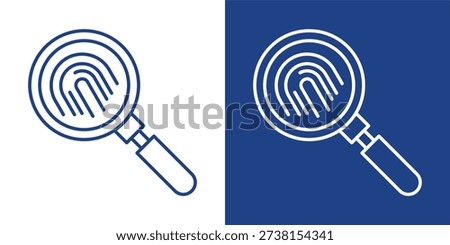 Clue Blue And White Icon Style Collection