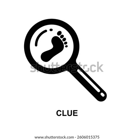 Clue icon isolated on background vector illustration. 
