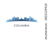 Cluj-Napoca skyline. Linear style. Editable vector file.