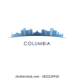 Cluj-Napoca skyline. Linear style. Editable vector file.