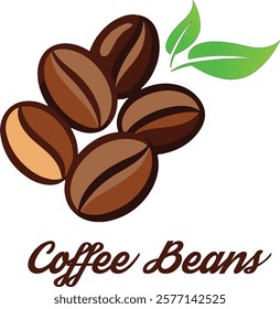 A cluster of coffee beans showcasing their rich texture and earthy tones, representing freshness and quality.