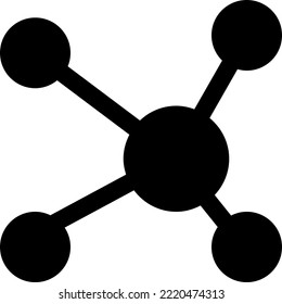 Cluster Data Group Organize modern concept ui ux icon for website, app, presentaion, flyer, brochure etc.