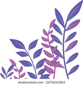 Aglomerado de folhas sobrepostas, design botânico exuberante perfeito para fundos ou visuais com temas naturais.

