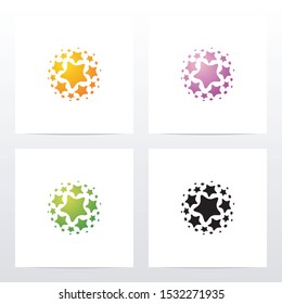 Cluster Of Stars Logo Design