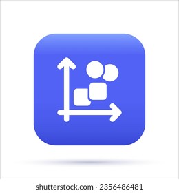 Clustering 3D Icon, Data Selection. Machine Learning