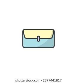 Clutch bag icon vector design templates simple and modern