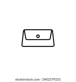 Clutch bag icon vector design templates simple and modern