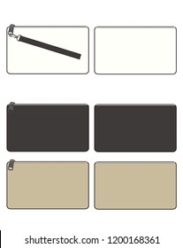 Clutch BAG vector illustration flat sketches